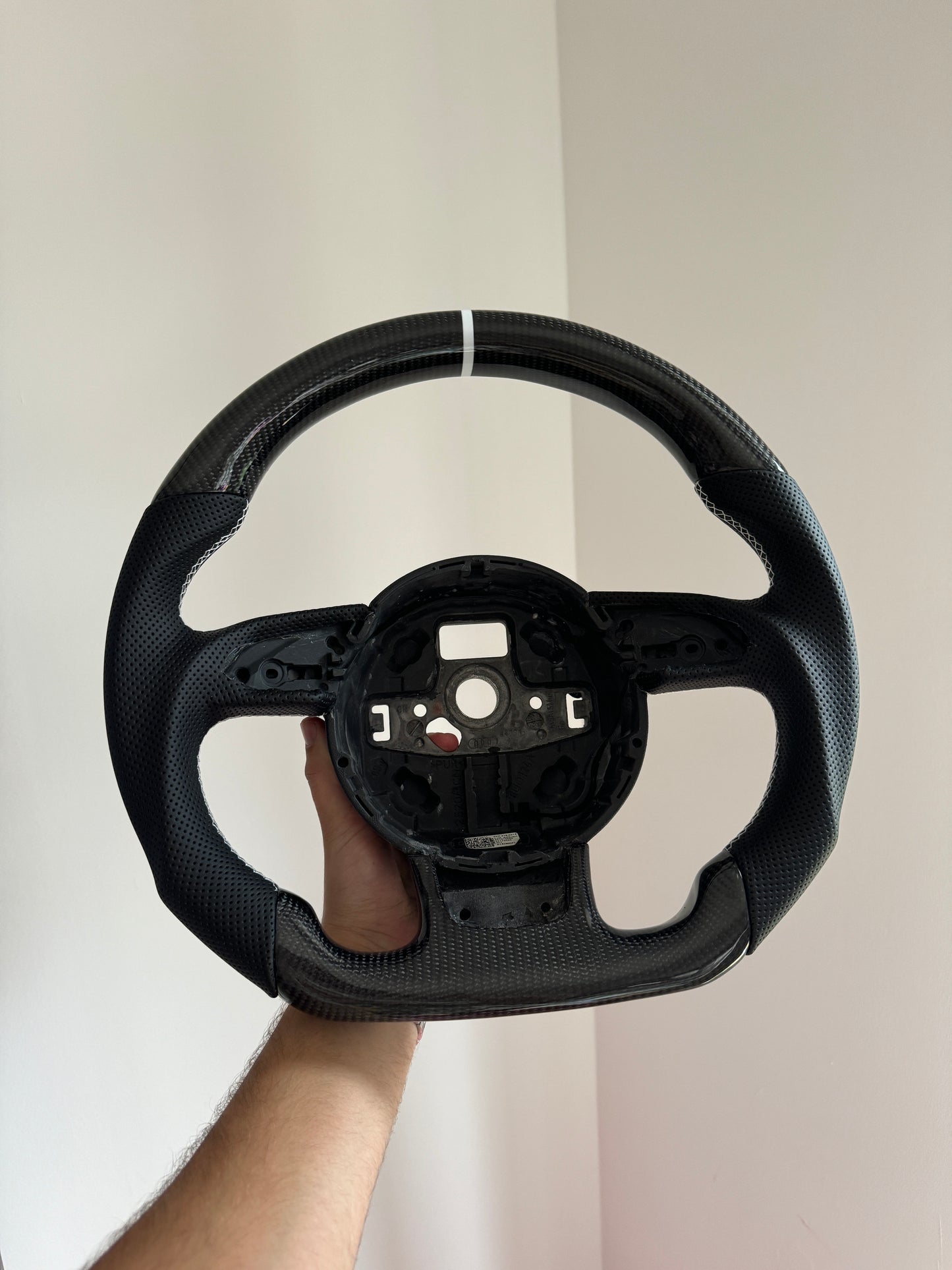AUDI S3 / RS3 / A3 GENUINE CARBON FIBRE CUSTOM STEERING WHEEL