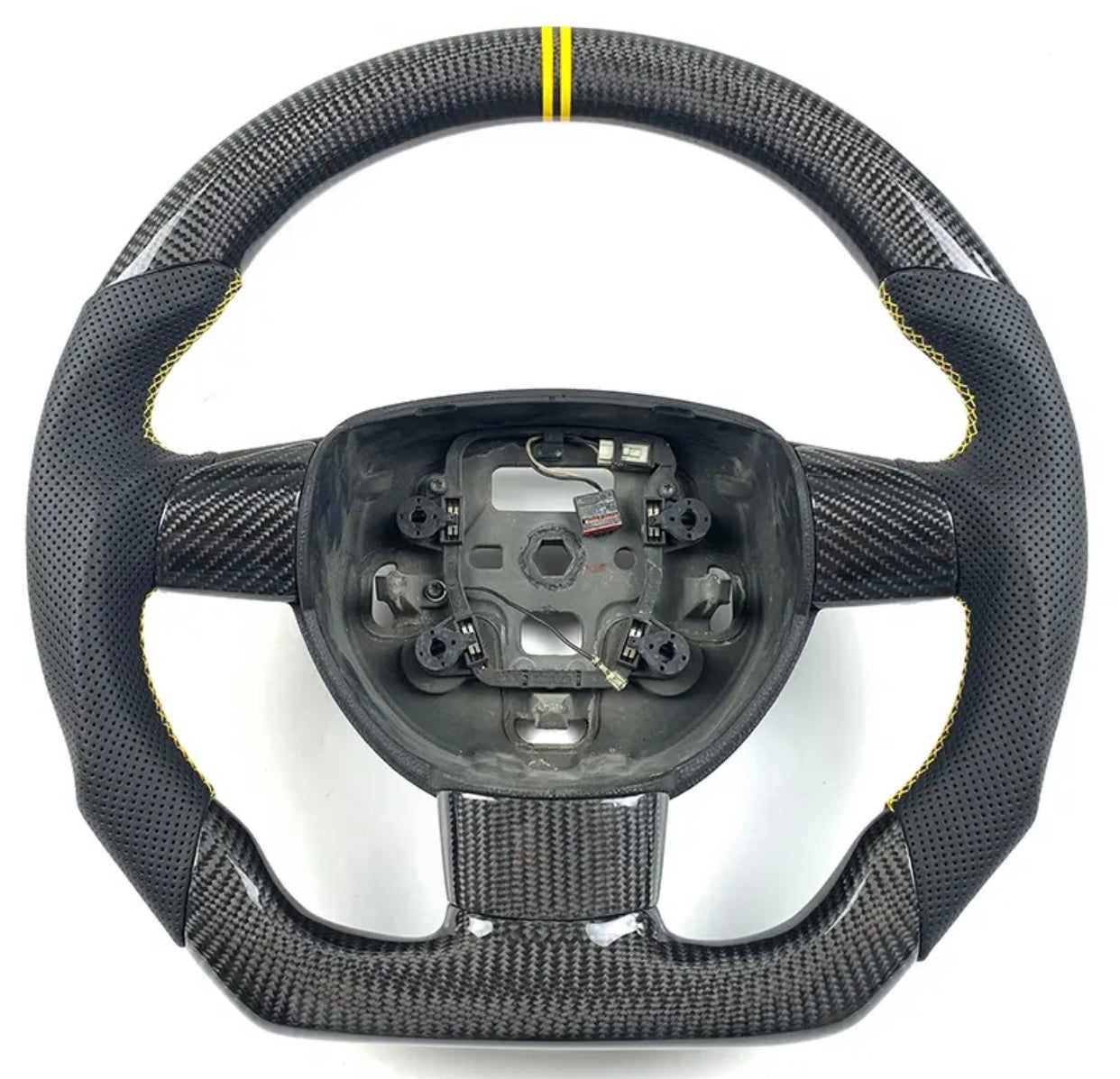 FORD FOCUS MK2 GENUINE CARBON FIBRE CUSTOM STEERING WHEEL